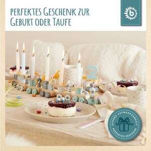 Geburtstagszug 0-99 Jahre, Geburtstagszug Scandi, Gebburtstag, Deko Geburtstag, Tischdeko Bieco, Taufe, Geburt, Babyparty, Geburtstagszug Bild 8