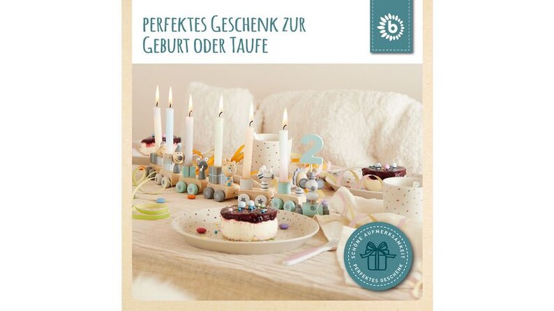 Geburtstagszug 0-99 Jahre, Geburtstagszug Scandi, Gebburtstag, Deko Geburtstag, Tischdeko Bieco, Taufe, Geburt, Babyparty, Geburtstagszug Bild 8