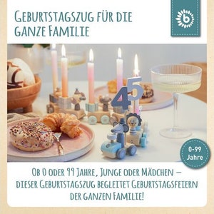 Geburtstagszug 0-99 Jahre, Geburtstagszug Scandi, Gebburtstag, Deko Geburtstag, Tischdeko Bieco, Taufe, Geburt, Babyparty, Geburtstagszug Bild 3