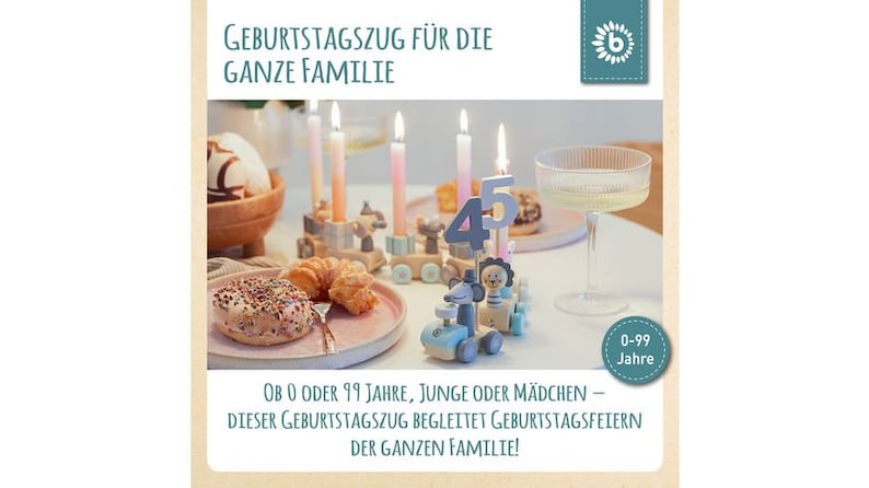 Geburtstagszug 0-99 Jahre, Geburtstagszug Scandi, Gebburtstag, Deko Geburtstag, Tischdeko Bieco, Taufe, Geburt, Babyparty, Geburtstagszug Bild 3