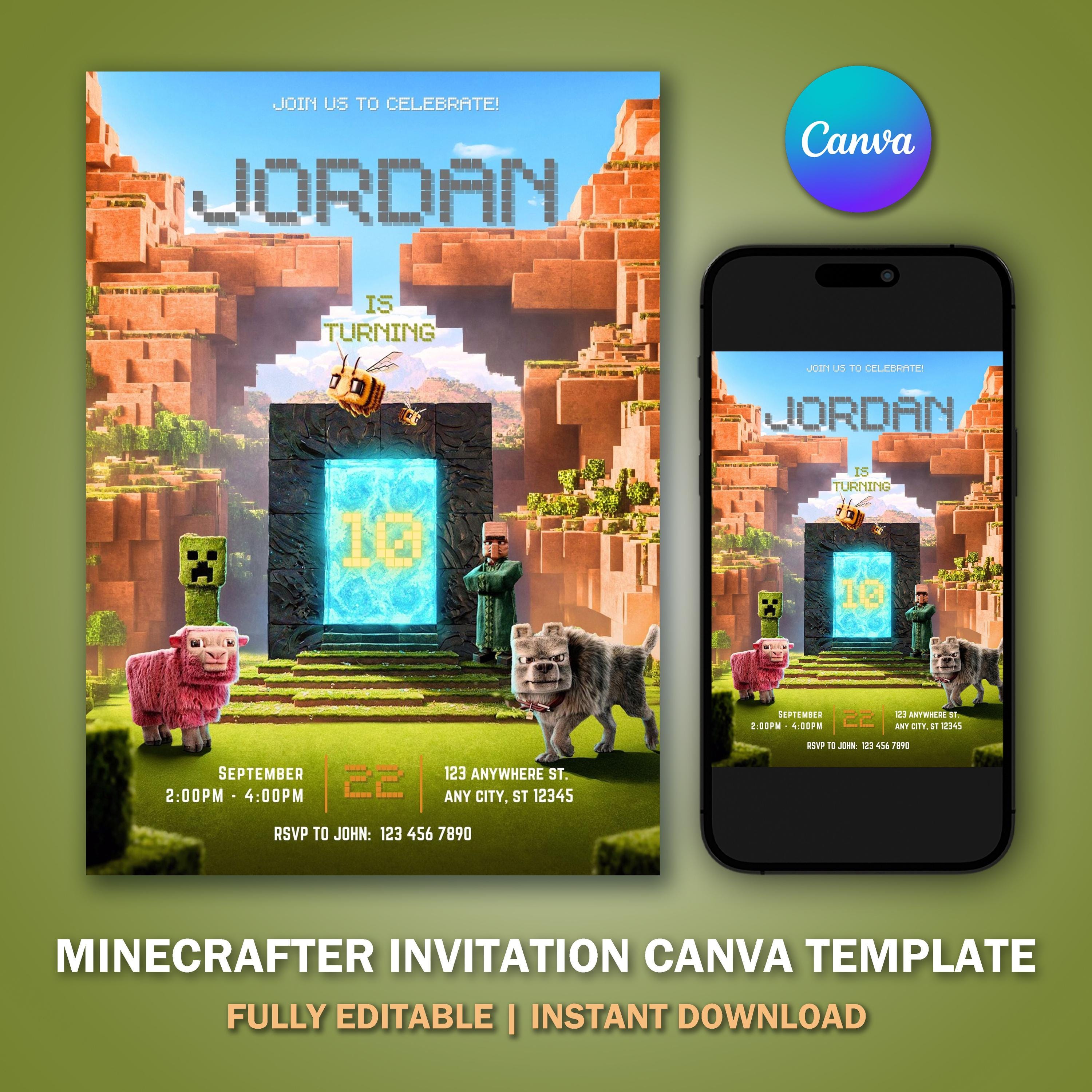 Digital Canva Invitation
