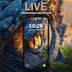 Dragon Eye Phone Live Wallpaper V3 | MP4 JPG for Android | Fantasy Theme | Mystical Aesthetic | Homescreen | Lockscreen
