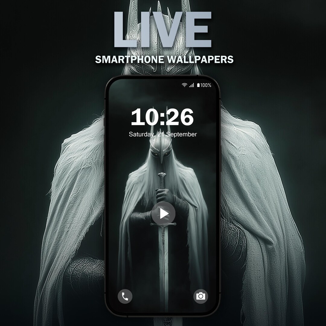 Witch King Phone Live Wallpaper V1 MP4 JPG for Android Fantasy Theme Minimalist Aesthetic Home Screen Lockscreen - Etsy Japan