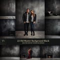 22 Old Master Studio Background Black Digital Backdrops Sets for Maternity Wedding Photography Fine Arts Texture Photoshop Background