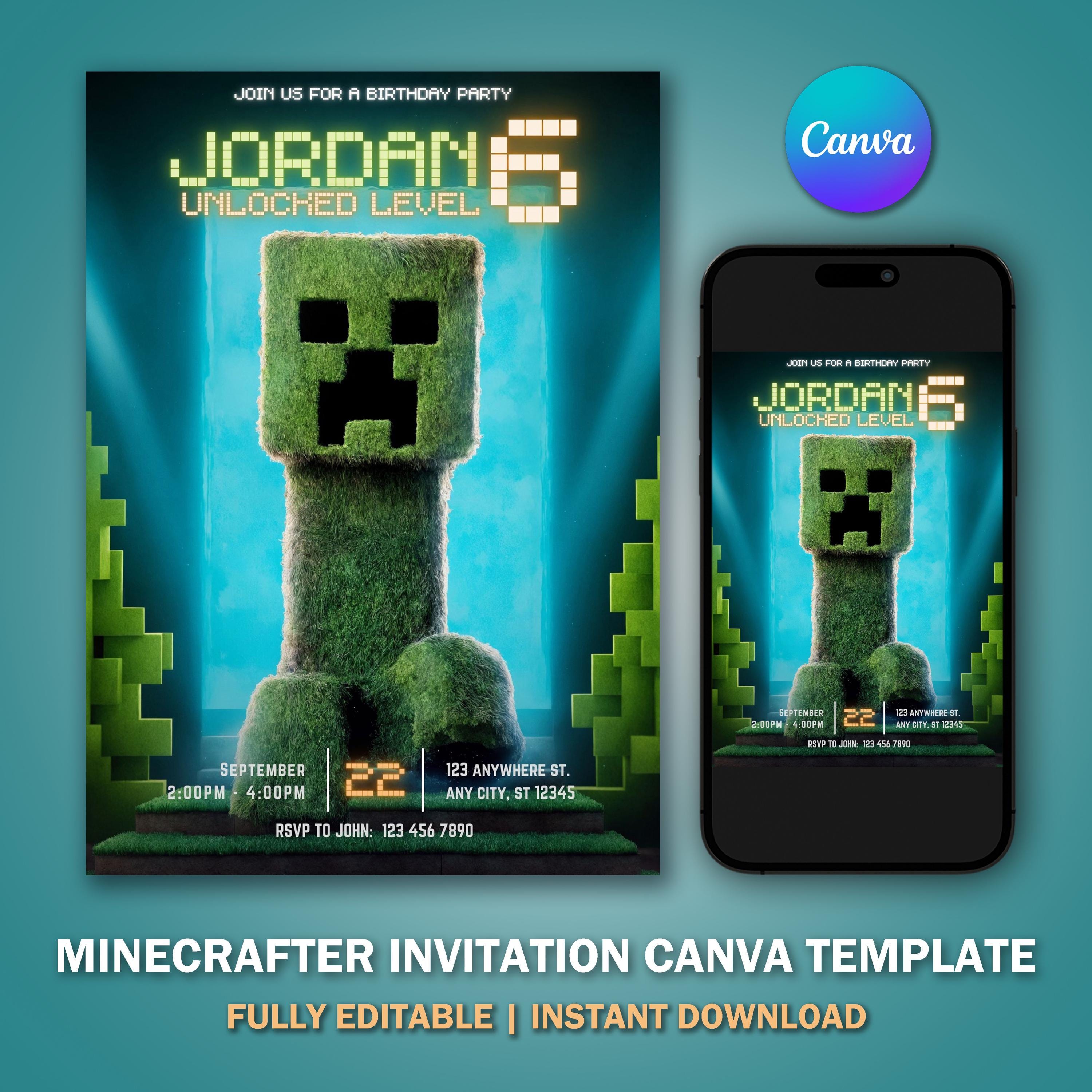 Digital Canva Invitation Template