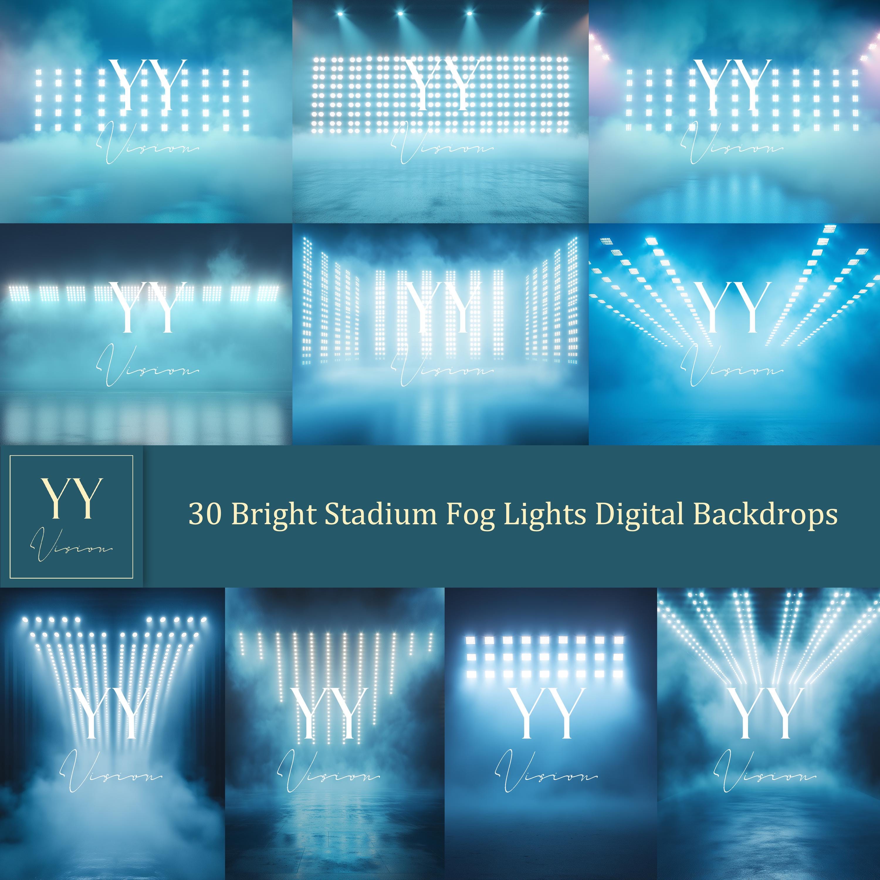 30 Bright Stage Lighting Digital Backdrops Sets for Multipurpose Sports ...
