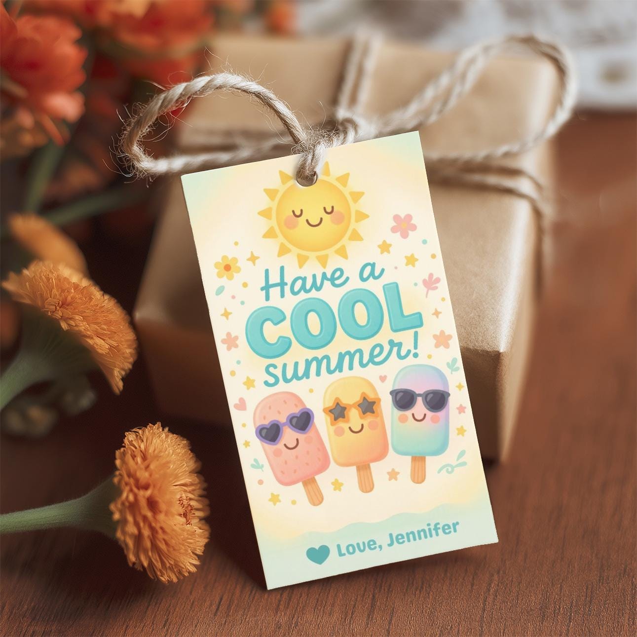 Have a Cool Summer Tag | Editable End of Year Gift Tag | Summer ...