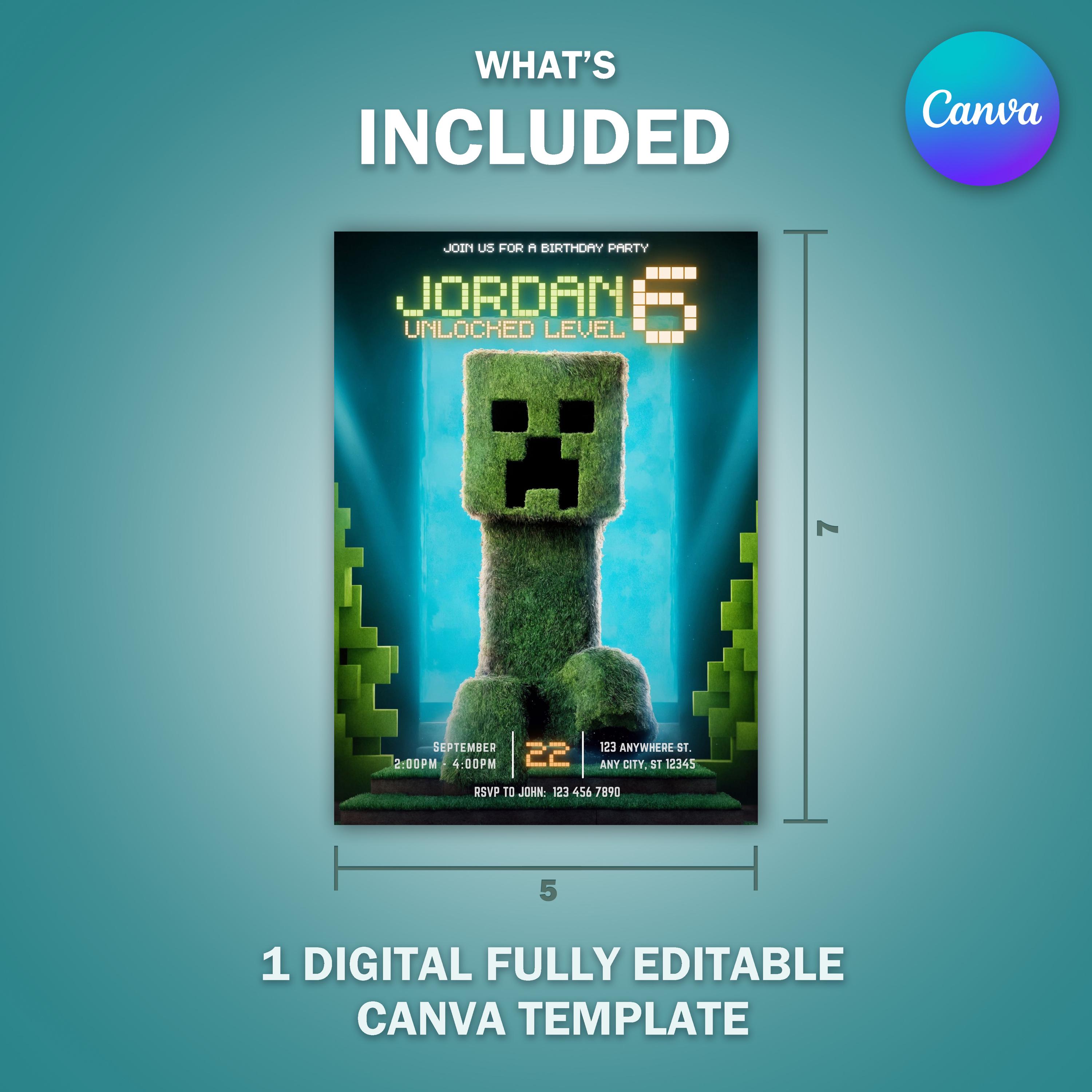 Digital Canva Invitation Template