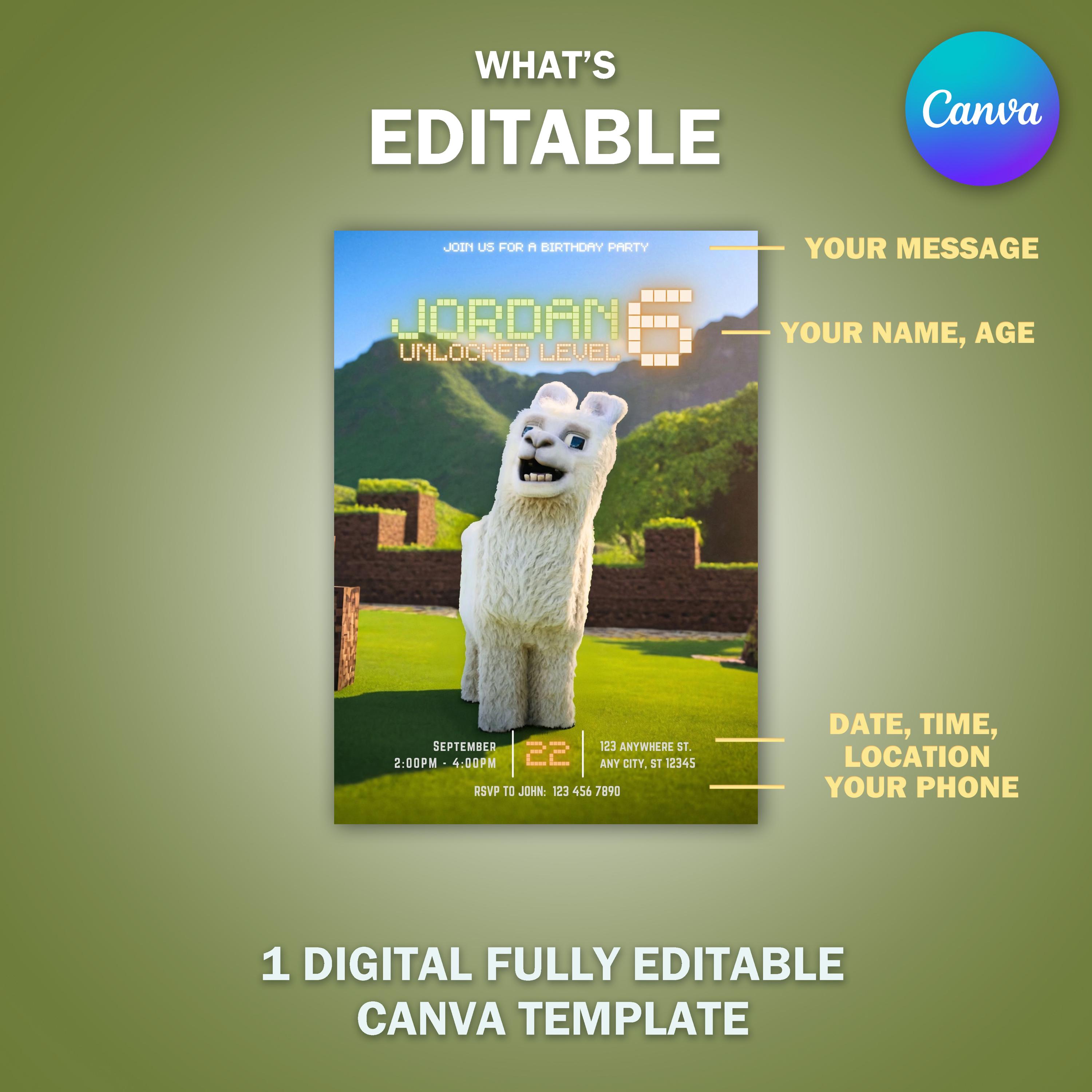 Digital Invite with Canva Access