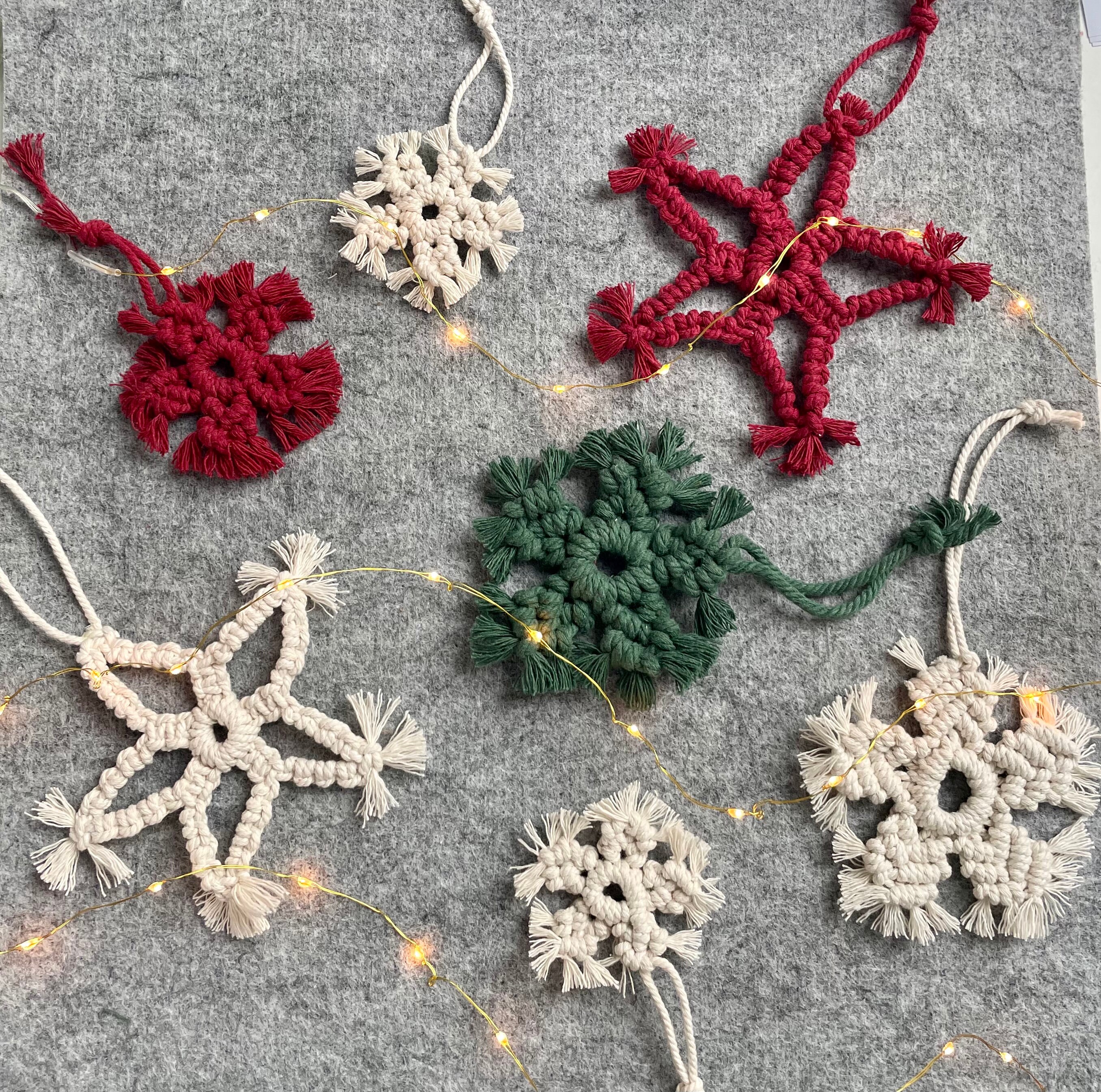 Boule Sapin Macramé | Décoration Noël Noël