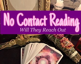 No Contact Tarot Reading, Will They Reach Out, Same Day Delivery