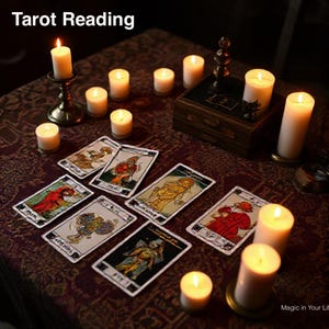 Lectura de cartas del tarot, tarot preciso, tirada de 5 cartas, tarot personalizado