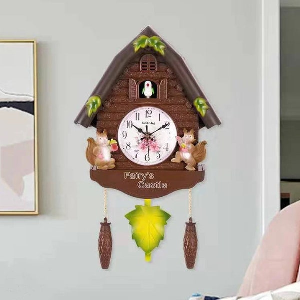 Birds Wall Clock Etsy