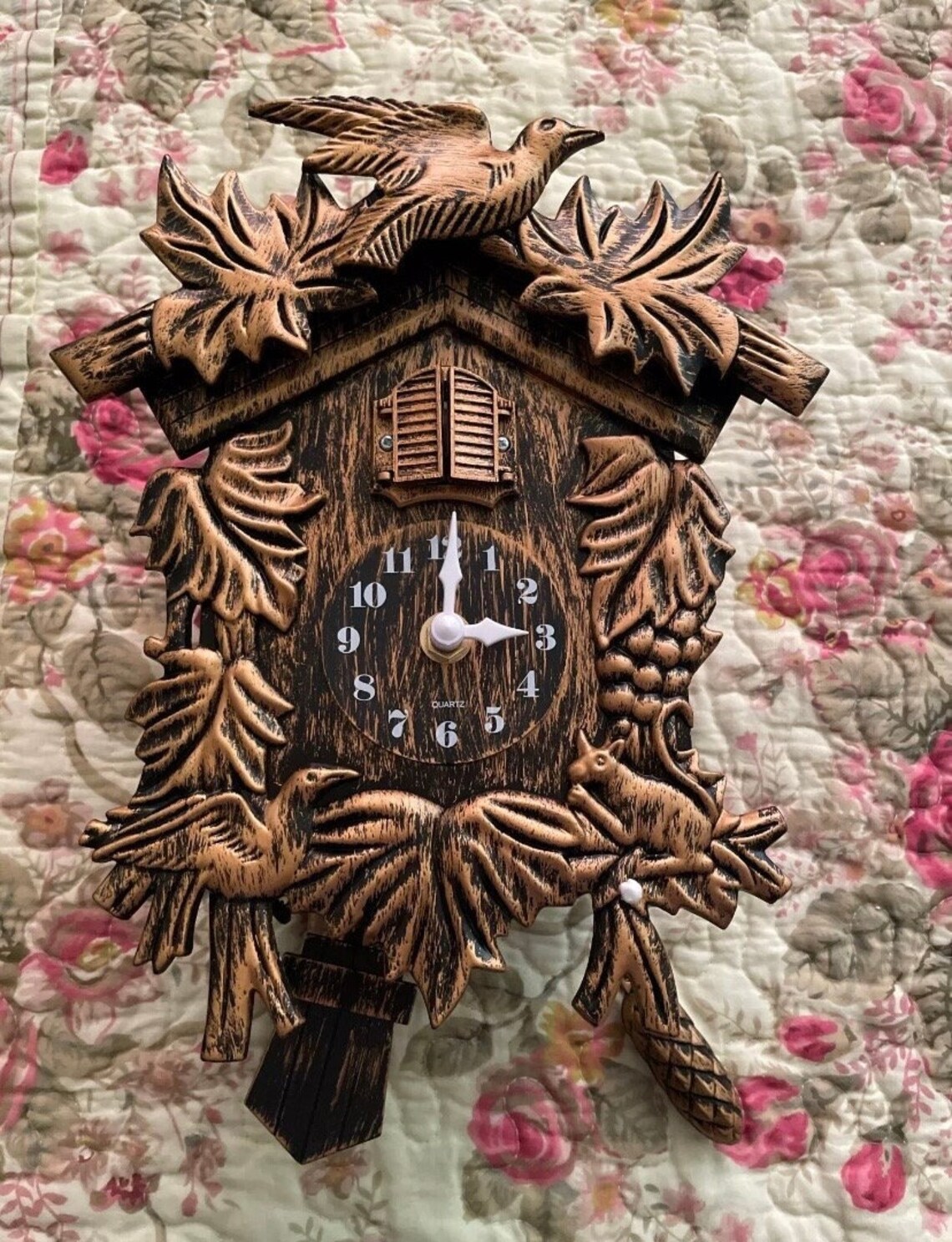 Cuckoo Clock Antique Wall Clock Bird Cuckoo Alarm Clock Etsy