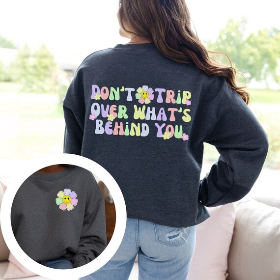 Retro Pastel Color Inspiration Saying Front and Back Printed 