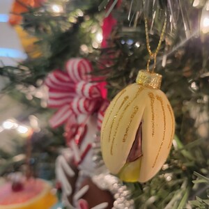 Pistachio Nut Christmas Food Snack Ornament