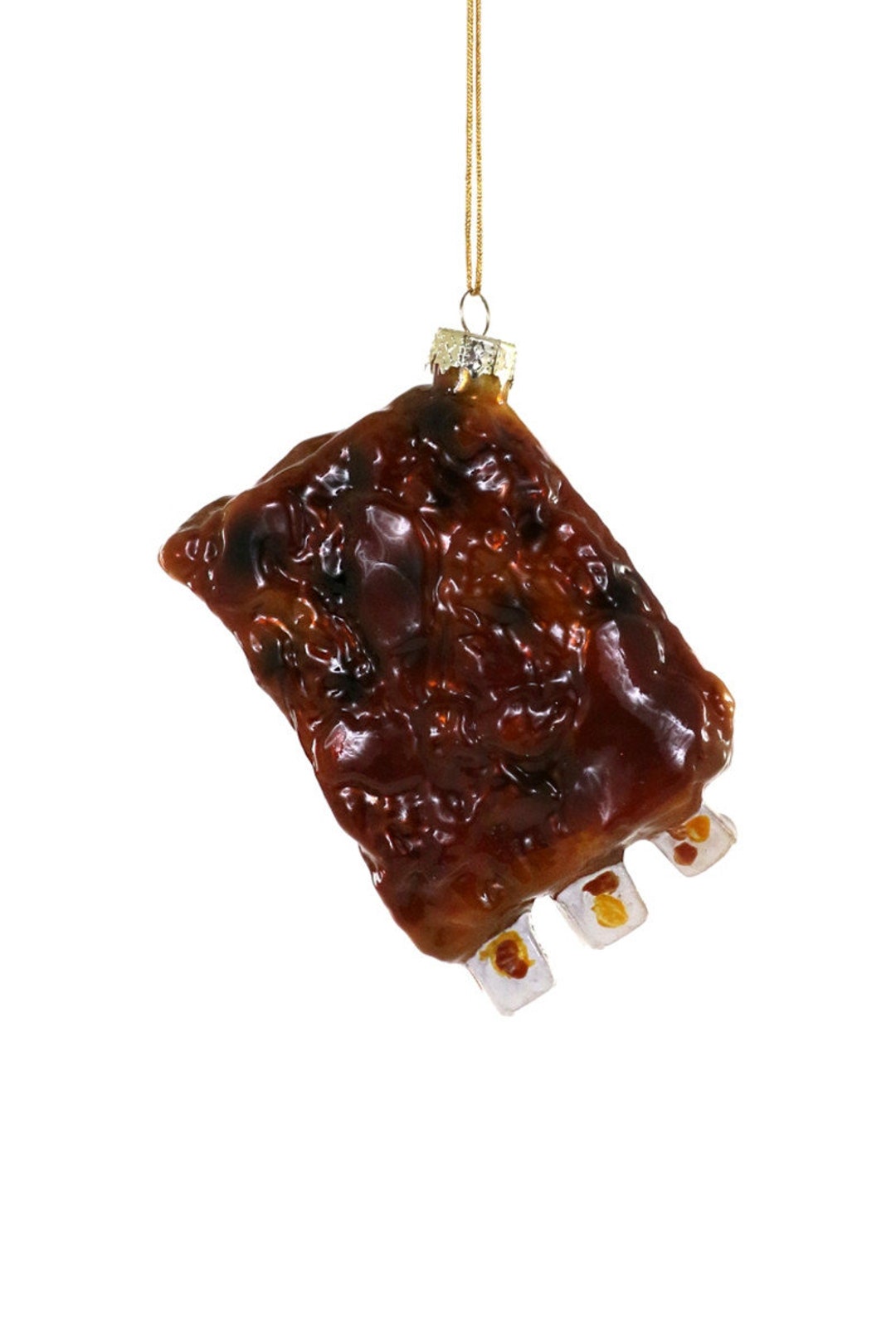 BBQ Baby Back Ribs Meat Christmas Food Ornament - Etsy
