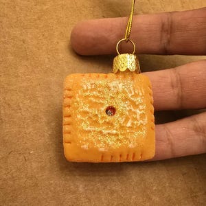 Cheese It Cracker Christmas Snack Food Ornament