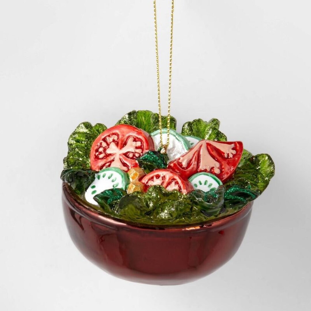 Garden House Salad Vegetable Food Christmas Ornament Etsy