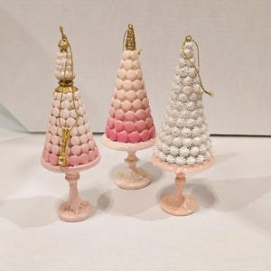 Resin Macaron Cake Tower on Tray Christmas Food Dessert Ornament