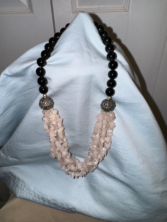 LAVENDER QUARTS DEADED Vintage necklace vintage g… - image 1