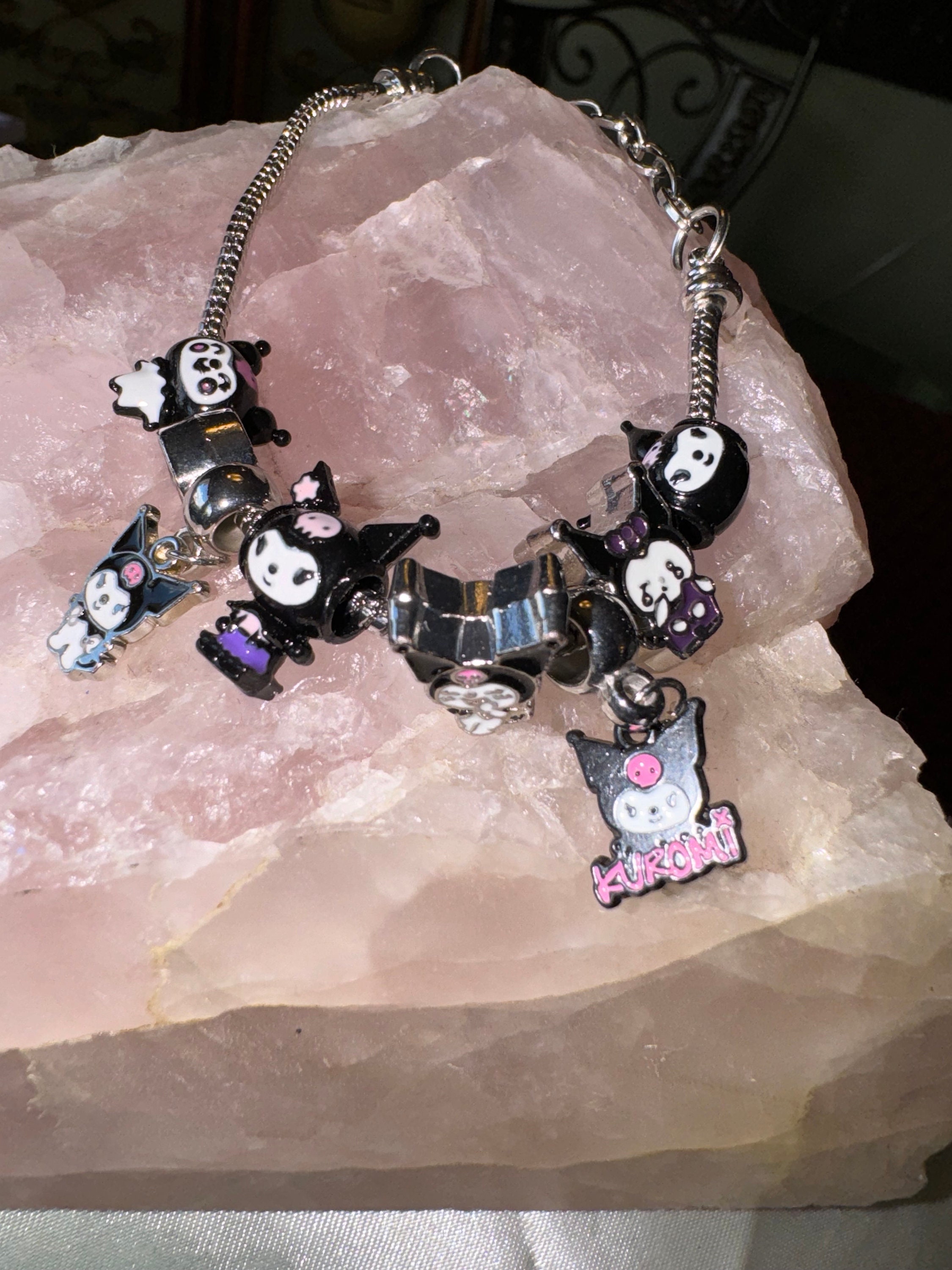 SILVER KUROMI CHARM Bracelet Kurumi Bracelet Kurumi Charm Bracelet