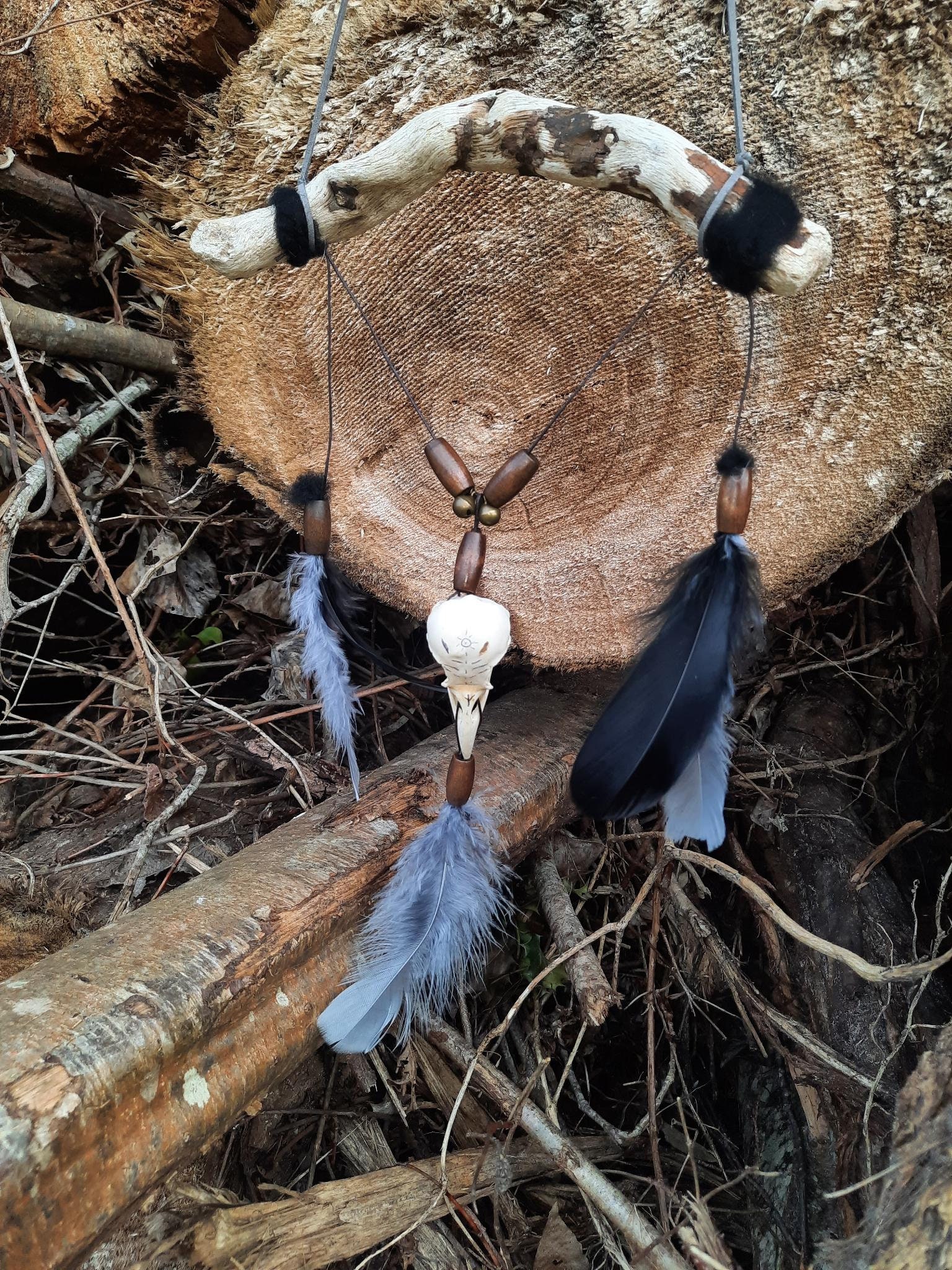 Suspension Talisman Corbeau