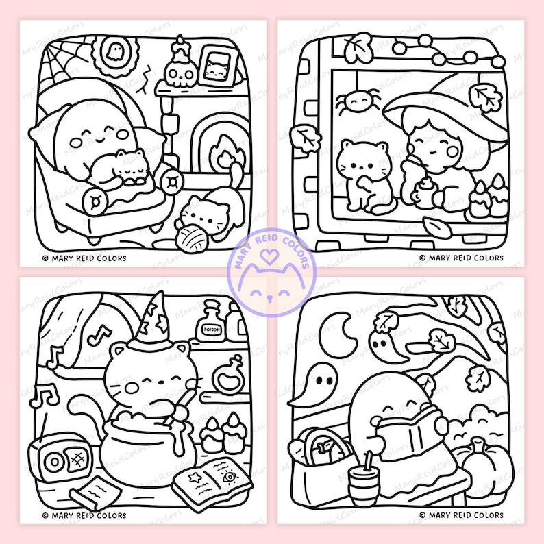 witch coloring book