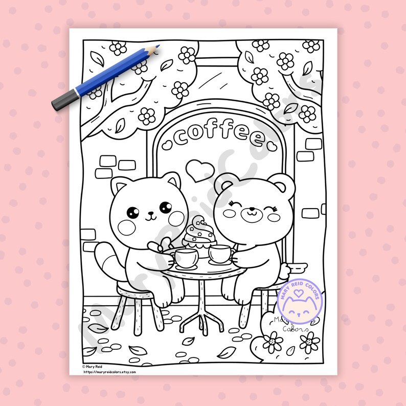 cozy coloring pages