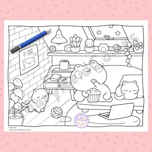 handdrawn coloring pages