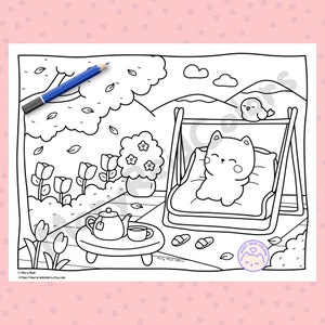 kawaii coloring book