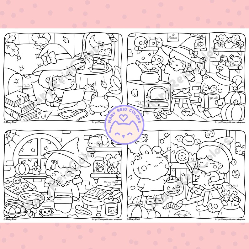 Halloween coloring book