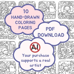hand drawn coloring pages