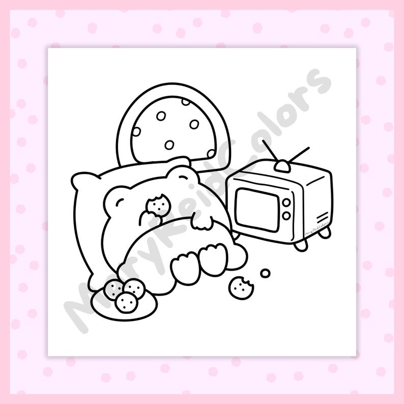 cozy coloring pages