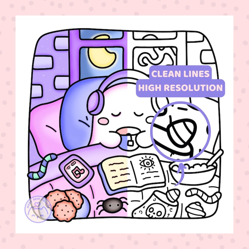 cozy kawaii coloring book
