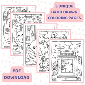 cute coloring book