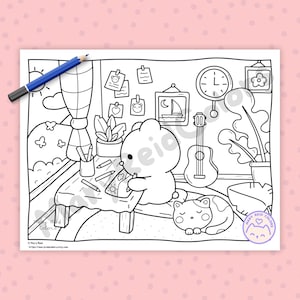 cute coloring book