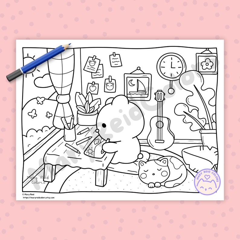 cute coloring book