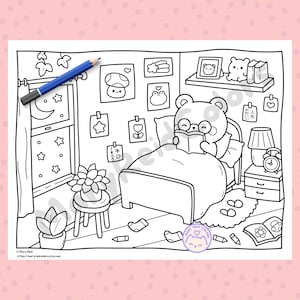 cozy coloring pages