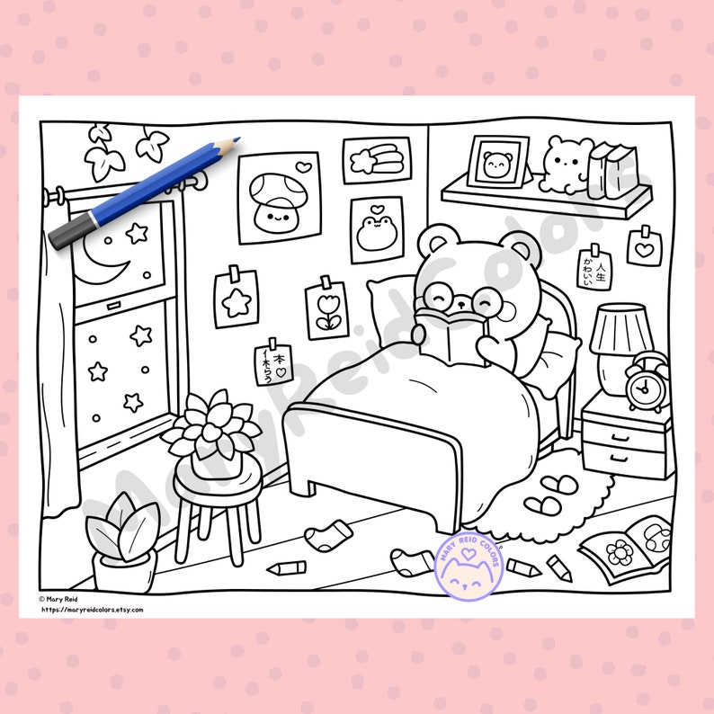 cozy coloring pages