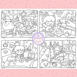 cute Halloween coloring pages