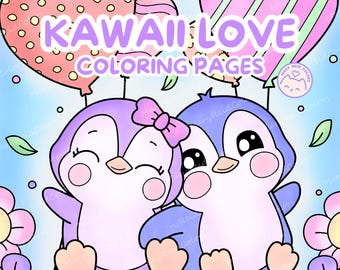 Libro para colorear de amor acogedor, páginas imprimibles de San Valentín para adultos y niños (descarga en PDF)