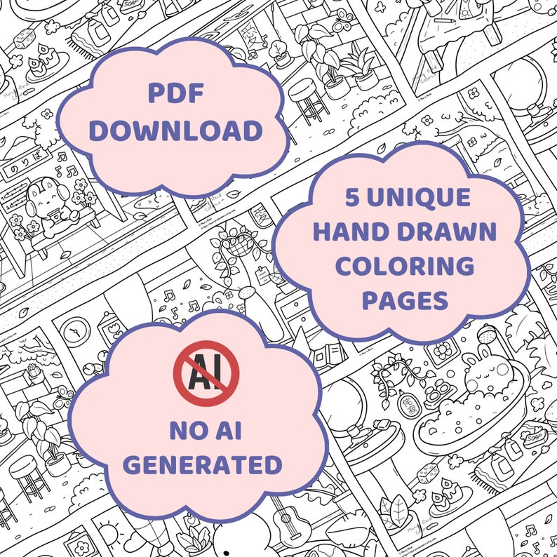 aesthetic coloring pages