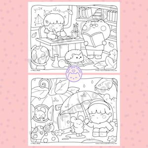 cute and cozy coloring pages
