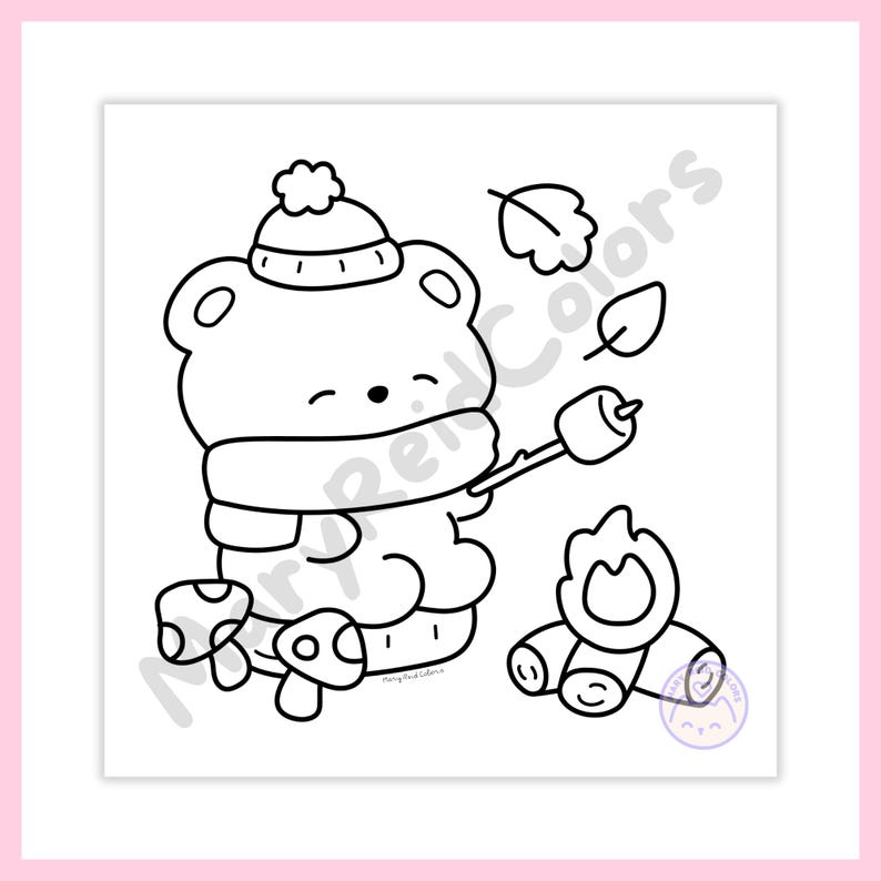 kawaii coloring book