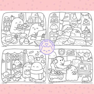 kawaii coloring book