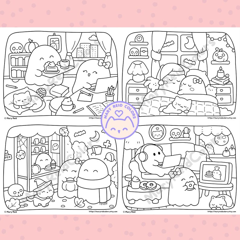 kawaii coloring book