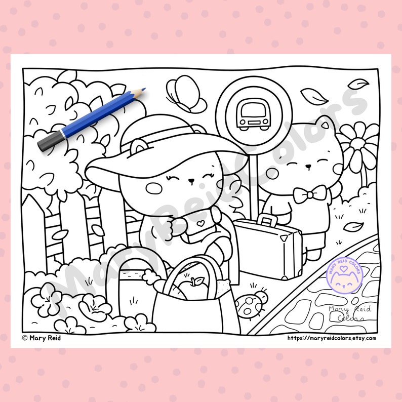 Korean coloring book
