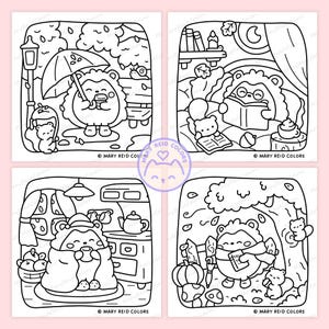 fall coloring pages