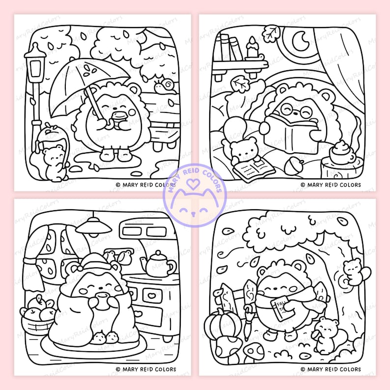 fall coloring pages
